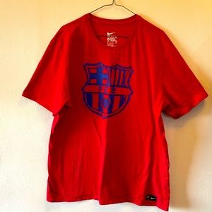 Barcelona Soccer Nike Tee Red size XL FCB